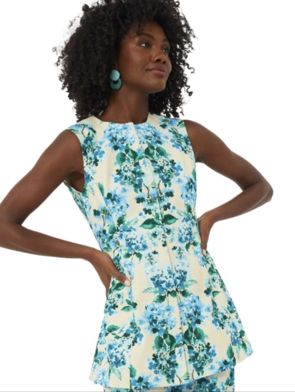 STAUD Floral Top
